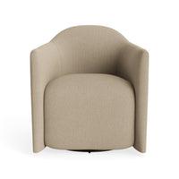About Face Swivel Lounge Chair in Kelso Camel - Angle 1