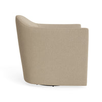 About Face Swivel Lounge Chair in Kelso Camel - Angle 6