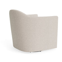About Face Swivel Lounge Chair in Landa Stone - Angle 7