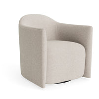 About Face Swivel Lounge Chair in Landa Stone - Angle 5