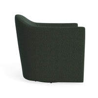 About Face Swivel Lounge Chair in Vos Evergreen - Angle 5