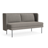 Bloke 60" Sofa in Sanford Black - Angle 2