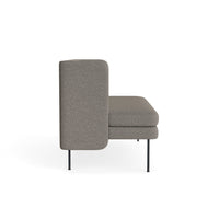 Bloke 60" Sofa in Sanford Black - Angle 3