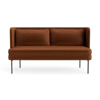 Bloke 60" Sofa in Copper Velvet - Angle 1