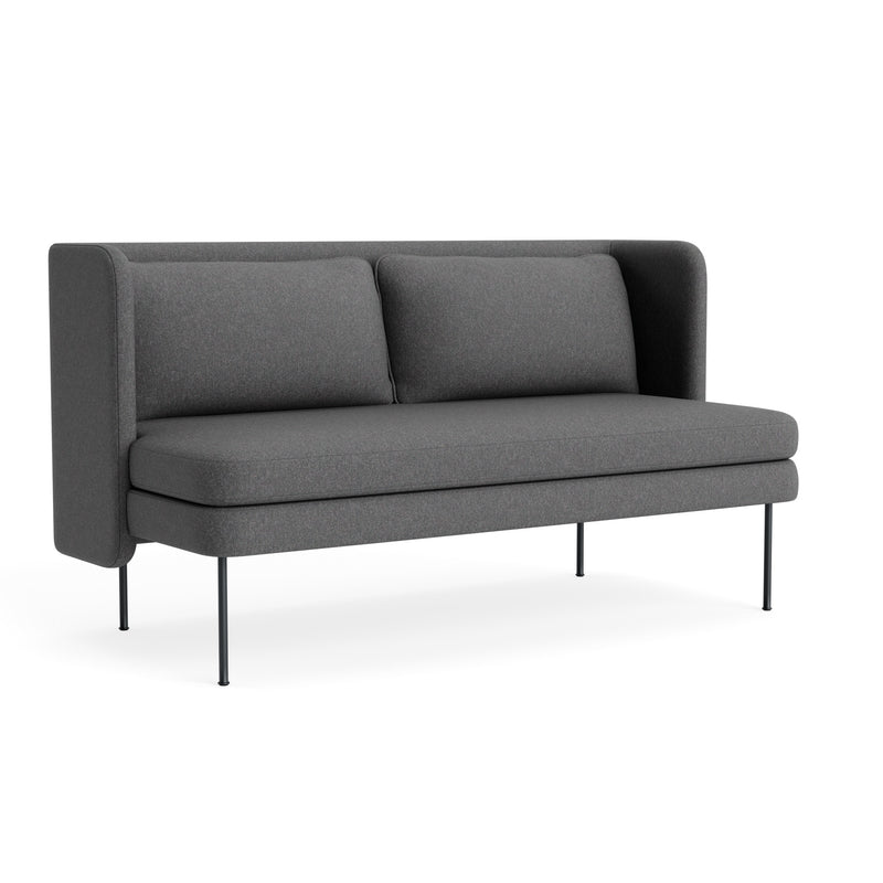 Bloke 60" Sofa in Gabro Grey - Angle 2