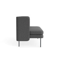 Bloke 60" Sofa in Gabro Grey - Angle 3