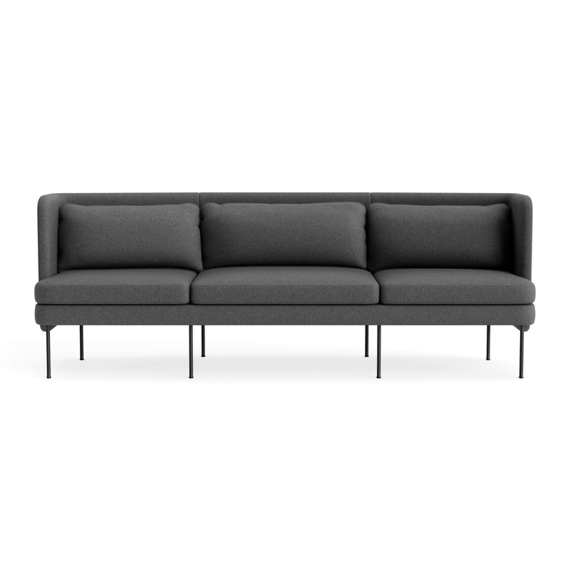 Bloke 95" Sofa in Gabro Grey - Angle 1