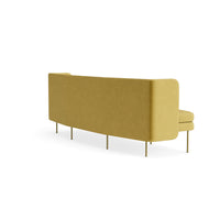 Bloke 95" Sofa in Ochre Velvet - Angle 4