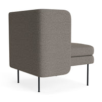 Bloke Lounge Chair in Sanford Black - Angle 4