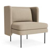 Bloke Lounge Chair in Kelso Camel - Angle 2