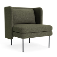 Bloke Lounge Chair in Kvadrat Guest Fatigue - Angle 2