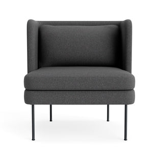 Bloke Lounge Chair in Gabro Grey - Angle 1