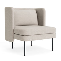 Bloke Lounge Chair in Landa Stone - Angle 2