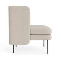 Bloke Lounge Chair in Landa Stone - Angle 3
