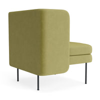 Bloke Lounge Chair in Loden Velvet - Angle 4