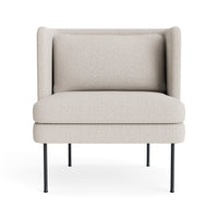 Bloke Lounge Chair in Vos Bone - Angle 1