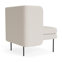 Bloke Lounge Chair in Vos Bone - Angle 4