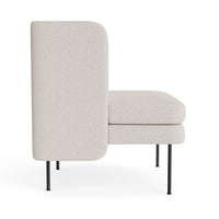 Bloke Lounge Chair in Vos Bone - Angle 3