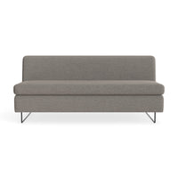 Clyde 67" Sofa in Sanford Black - Angle 1