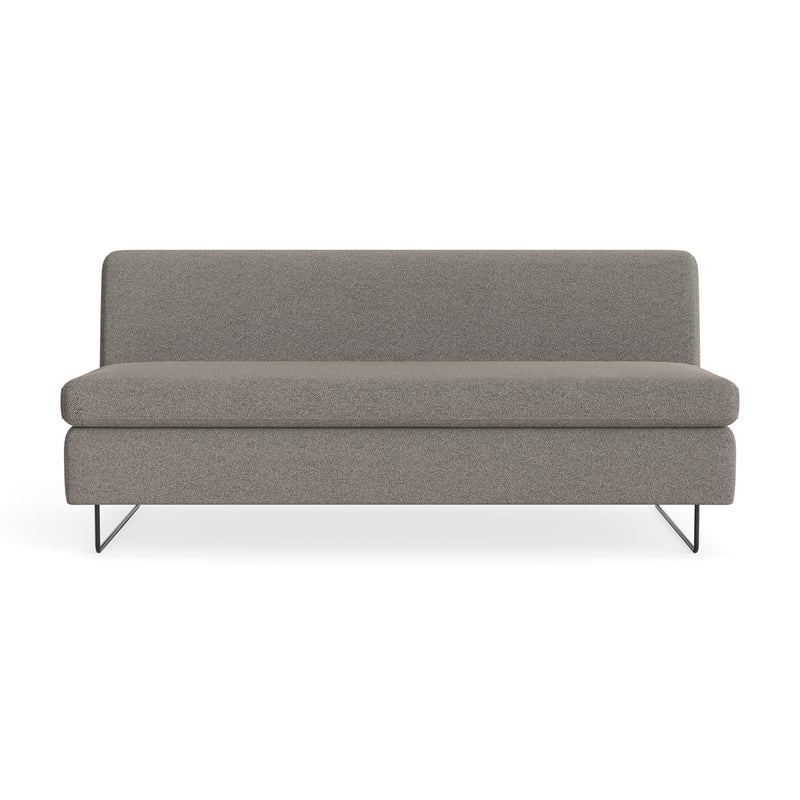 Clyde 67" Sofa in Sanford Black - Angle 1