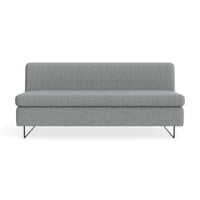 Clyde 67" Sofa in Kvadrat Guest Grey Blue - Angle 1
