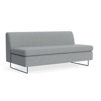 Clyde 67" Sofa in Kvadrat Guest Grey Blue - Angle 2