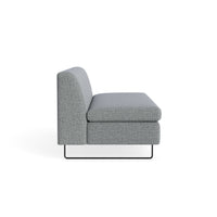 Clyde 67" Sofa in Kvadrat Guest Grey Blue - Angle 3