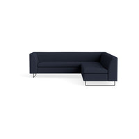 Bonnie and Clyde Sectional Sofa in Kvadrat Autumn Navy - Angle 1