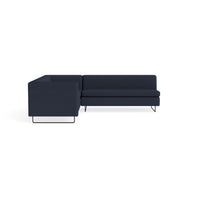 Bonnie and Clyde Sectional Sofa in Kvadrat Autumn Navy - Angle 6