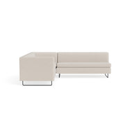 Bonnie and Clyde Sectional Sofa in Landa Stone - Angle 6