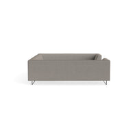 Bonnie and Clyde U-Shaped Sectional Sofa in Sanford Black - Angle 3