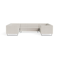 Bonnie and Clyde U-Shaped Sectional Sofa in Sylvan Bone - Angle 1