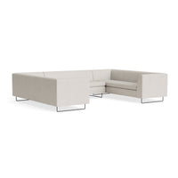 Bonnie and Clyde U-Shaped Sectional Sofa in Sylvan Bone - Angle 2
