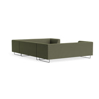 Bonnie and Clyde U-Shaped Sectional Sofa in Kvadrat Guest Fatigue - Angle 4