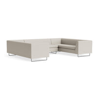 Bonnie and Clyde U-Shaped Sectional Sofa in Kelso Sand - Angle 2