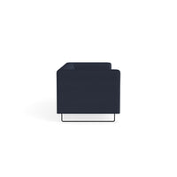 Bonnie 96" Sofa in Kvadrat Autumn Navy - Angle 6