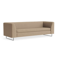 Bonnie 96" Sofa in Otter Velvet - Angle 5