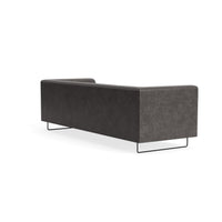Bonnie 96" Sofa in Slate Leather - Angle 7