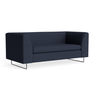 Bonnie 72" Sofa in Kvadrat Autumn Navy - Angle 4