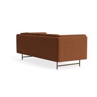 Coffer 82" Sofa in Copper Velvet - Angle 5