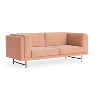Coffer 82" Sofa in Clay Velvet - Angle 5