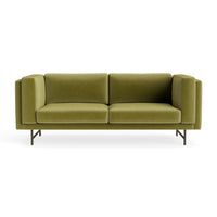 Coffer 82" Sofa in Loden Velvet - Angle 1