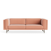 Coffer 96" Sofa in Clay Velvet - Angle 1