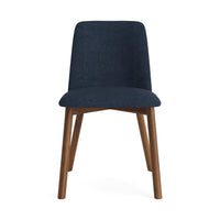 Chip Chair in Camp Navy / Walnut - Angle 1