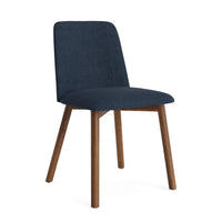 Chip Chair in Camp Navy / Walnut - Angle 5