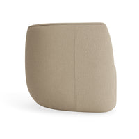 Council Swivel Lounge Chair in Kelso Camel - Angle 7
