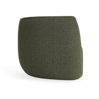 Council Swivel Lounge Chair in Kvadrat Guest Fatigue - Angle 6