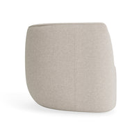 Council Swivel Lounge Chair in Landa Stone - Angle 7