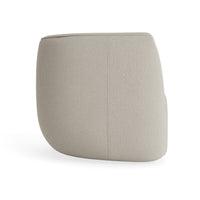 Council Swivel Lounge Chair in Kelso Sand - Angle 7