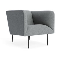 Dandy Lounge Chair in Kvadrat Guest Grey Blue - Angle 3